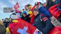 Les supporteurs français présents aux Mondiaux de biathlon, le 13/02/2024