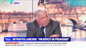 Gérard Larcher, président du Sénat: "Le dialogue social est une des grandes faiblesses du président de la République, depuis maintenant 6 ans"