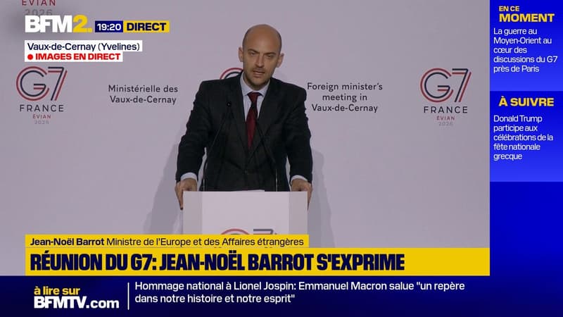 Afrique du Sud écartée du G7: "Nous n'avons cédé à aucune pression", affirme Jean-Noël Barrot