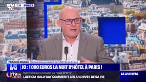 Augmentation du prix des chambres d'hôtels: "Multiplier par 3 ou 3.5, on est dans la logique de ce qu'il se passe pendant les JO dans les grandes villes" assure Franck Delvau (président UMIH)