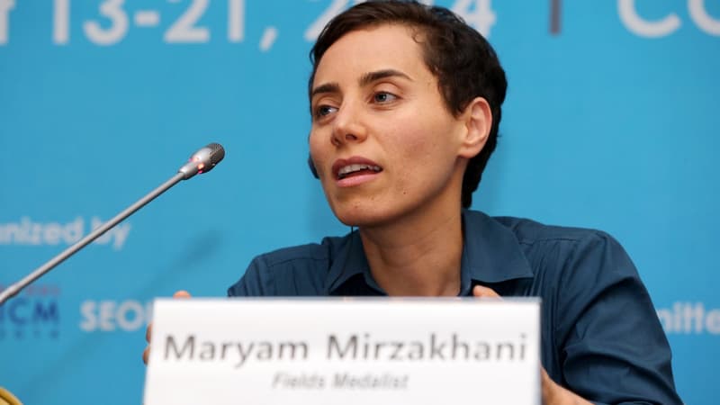 Maryam Mizzakhani a reçu la  médaille Fields en 2014