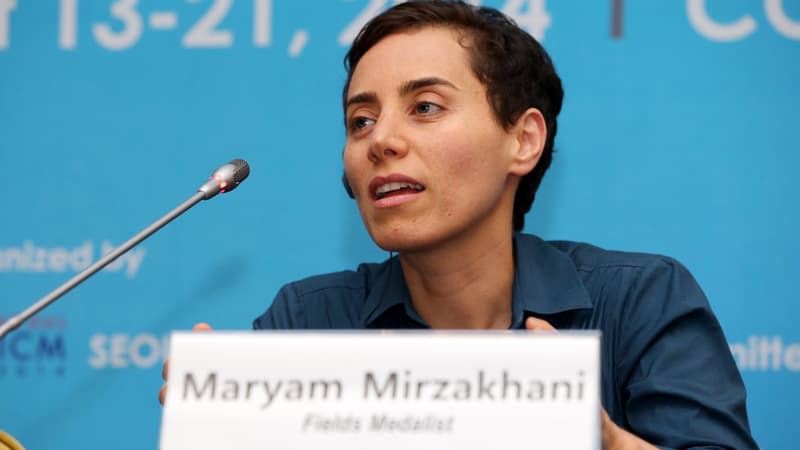 Maryam Mizzakhani a reçu la médaille Fields en 2014