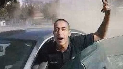 Mohamed Merah, après un rodéo en voiture.