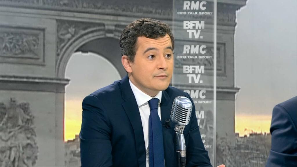 Jean-Jacques Bourdin reçoit Gérald Darmanin dans "Bourdin Direct" sur BFMTV et RMC, ce lundi 19 février 2018. Interrogé sur l’avenir de la fonction publique, Gérald Darmanin a évoqué la piste d’un salaire au mérite pour les fonctionnaires: “On va Jean-Jacques Bourdin reçoit Gérald Darmanin dans "Bourdin Direct" sur BFMTV et RMC, ce lundi 19 février 2018. Interrogé sur l’avenir de la fonction publique, Gérald Darmanin a évoqué la piste d’un salaire au mérite pour les fonctionnaires: “On va