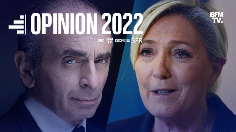 Eric Zemmour et Marine Le Pen. 