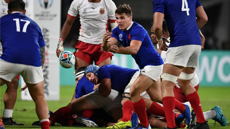 Antoine Dupont face au Tonga