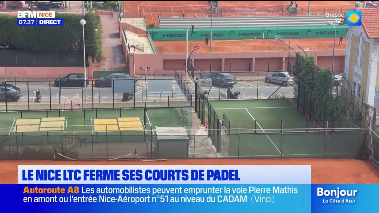 Les cours de padel du Nice LTC contraints de fermer par la justice, les  riverains soulagés