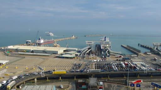 Le port anglais de Douvres pourrait ne plus accueillir les ferrys Eurotunnel prochainement.