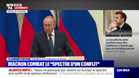 Vladimir Poutine: "Si l'Ukraine devient membre de l'Otan et récupère la Crimée par la voie militaire, les pays européens vont être entraînés automatiquement dans un conflit avec la Russie"