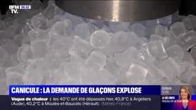 Canicule: la demande de glaçons explose avec les fortes chaleurs