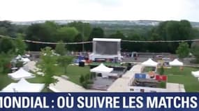 La fan-zone de Noisy-le-Grand en Seine-Saint-Denis