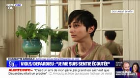Charlotte Arnould, actrice qui accuse Gérard Depardieu de viols: "J'ai l'impression d'être prise au sérieux" 