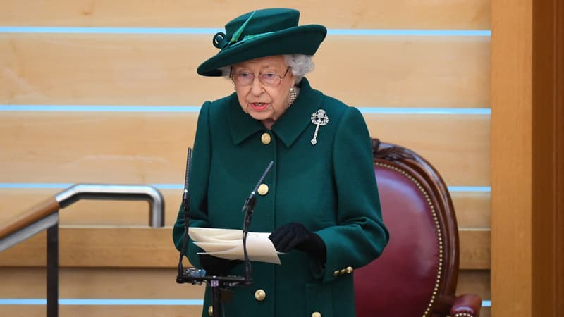  Elizabeth II en Ecosse le 2 octobre 2021