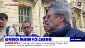 Attaque au couteau à Nice: le préfet des Alpes-Maritimes revient sur l'état de santé des blessés