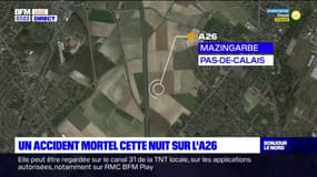 Pas-de-Calais: deux jeunes sont morts dans un accident de la route sur l'A26