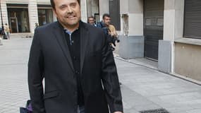 Bastien Millot le 1er octobre 2014 à la sortie du tribunal à Paris.