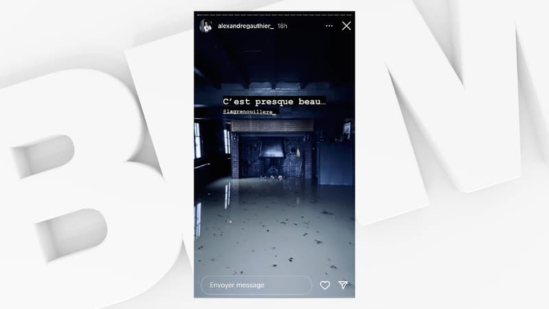 Le restaurant la Grenouillère a été inondé le 11 novembre 2023.