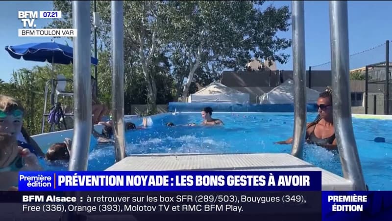 Dans cette piscine du Var, les enfants apprennent à nager en s'amusant