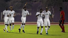 Serge Aurier avec l'équipe de Côte d'Ivoire.