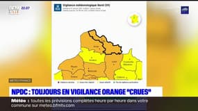 Intempéries: le Nord et le Pas-de-Calais en vigilance orange pour crues