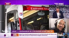 Ligue 1: l'entraîneur de Lyon blessé avant OM / OL