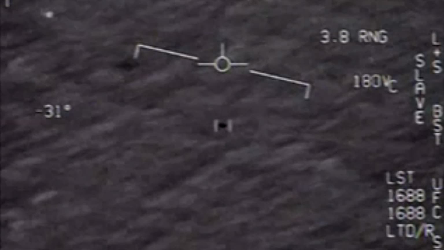 Image prise par les pilotes de l'US Navy