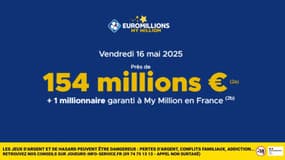 FDJ : Plus de 150 millions d'euros à gagner à l'Euromillions, il y aura forcément un gagnant aujourd'hui