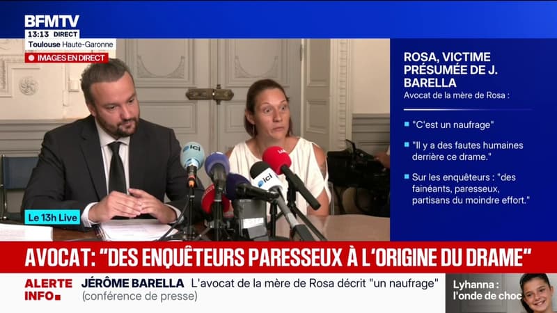 Mort de Lyhanna: "Je veux que mes enfants et tous les enfants de France soient protégés", déclare la mère de Rosa, victime présumée de Jérôme Barella