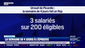 Urssaf de Picardie: la semaine de 4 jours fait un flop 