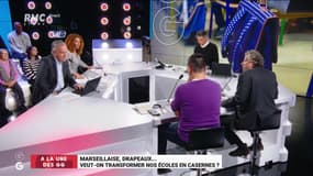 A la Une des GG : Marseillaise et drapeaux, veut-on transformer nos écoles en casernes ? - 13/02