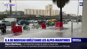 Alpes-Maritimes: la grêle s'est invitée dans le département, une amélioration à venir
