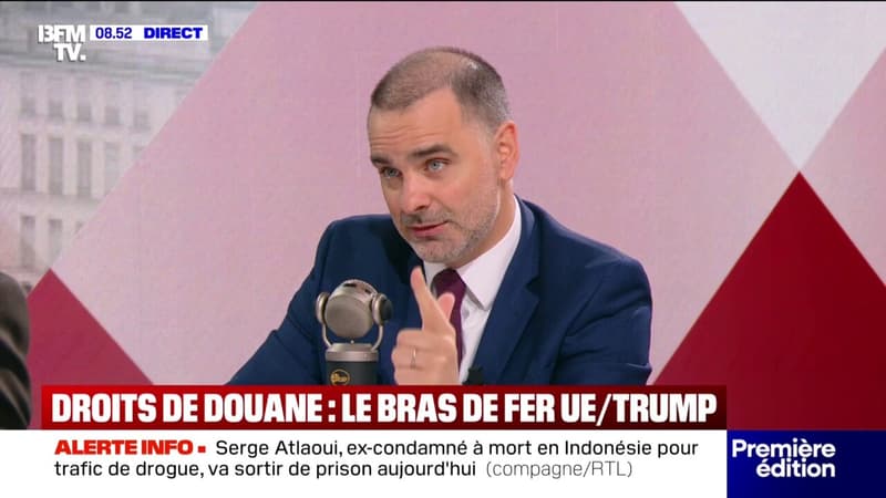Droits de douane américains: Laurent Saint-Martin affirme que l'Europe doit démontrer qu'elle a 