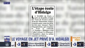 Hidalgo se rend en Savoie en Falcon pour assister au Tour de France et provoque une polémique