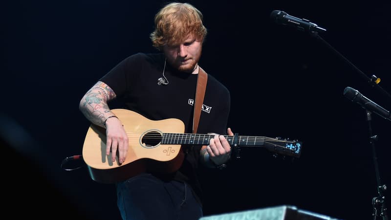 Ed Sheeran sur scène à New York le 30 septembre 2017