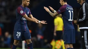 Kylian Mbappé et Angel Di Maria