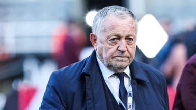 Jean-Michel Aulas lors du match Angleterre-France (1-2, qualifs Euro féminin), le 31 mai 2024