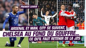 Premier League : Arsenal et Man. City se suivent, Chelsea coule encore… Ce qu’il faut retenir de la J25