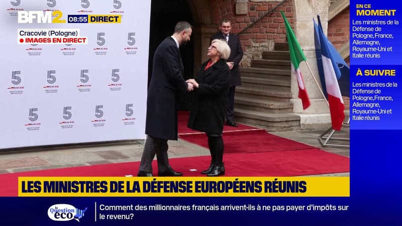 Défense européenne: Catherine Vautrin avec ses homologues de Pologne, Allemagne, Royaume-Uni et Italie