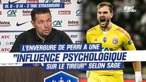 OL 0-0 (4-3 tab) Strasbourg : l'envergure de Perri a une "influence psychologique sur le tireur" admet Sage