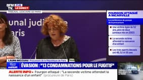 Attaque du fourgon: Mohamed Amra "était détenu depuis le 7 janvier 2022" notamment pour "tentative d'assassinat", affirme Laure Beccuau, procureure de la République de Paris