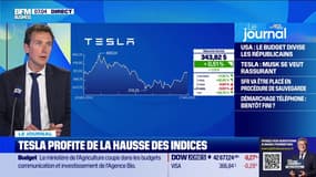 Elon Musk se veut rassurant sur les ventes de Tesla, qui profite de la hausse des indices boursiers