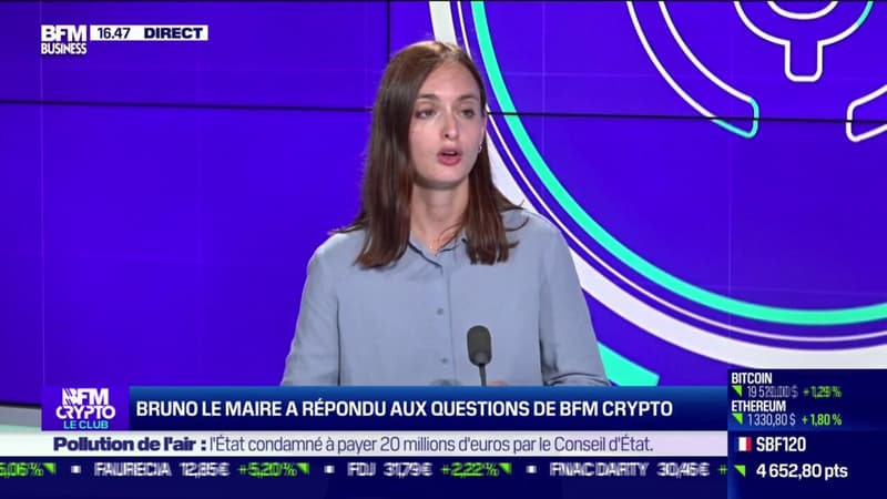 Bruno Le Maire a répondu aux questions de BFM Crypto - Les blockchains