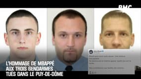 L'hommage de Mbappé aux trois gendarmes tués dans le Puy-de-Dôme