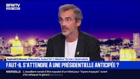 Crise politique: "LFI, c'est un système de pensée pour adolescent", fustige le philosophe Raphaël Enthoven