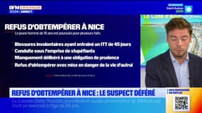 Policier blessé lors d'un refus d'obtempérer à Nice: le conducteur, contrôlé positif au cannabis, va être déféré