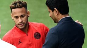 Neymar avec Nasser Al-Khelaïfi