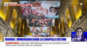 Marseille: des reproductions grandeurs nature des fresques de la chapelle Sixtine au Palais de la Bourse