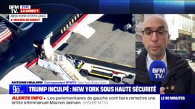 Des supporters de Donald Trump attendent l'ancien président à New York avant sa comparution