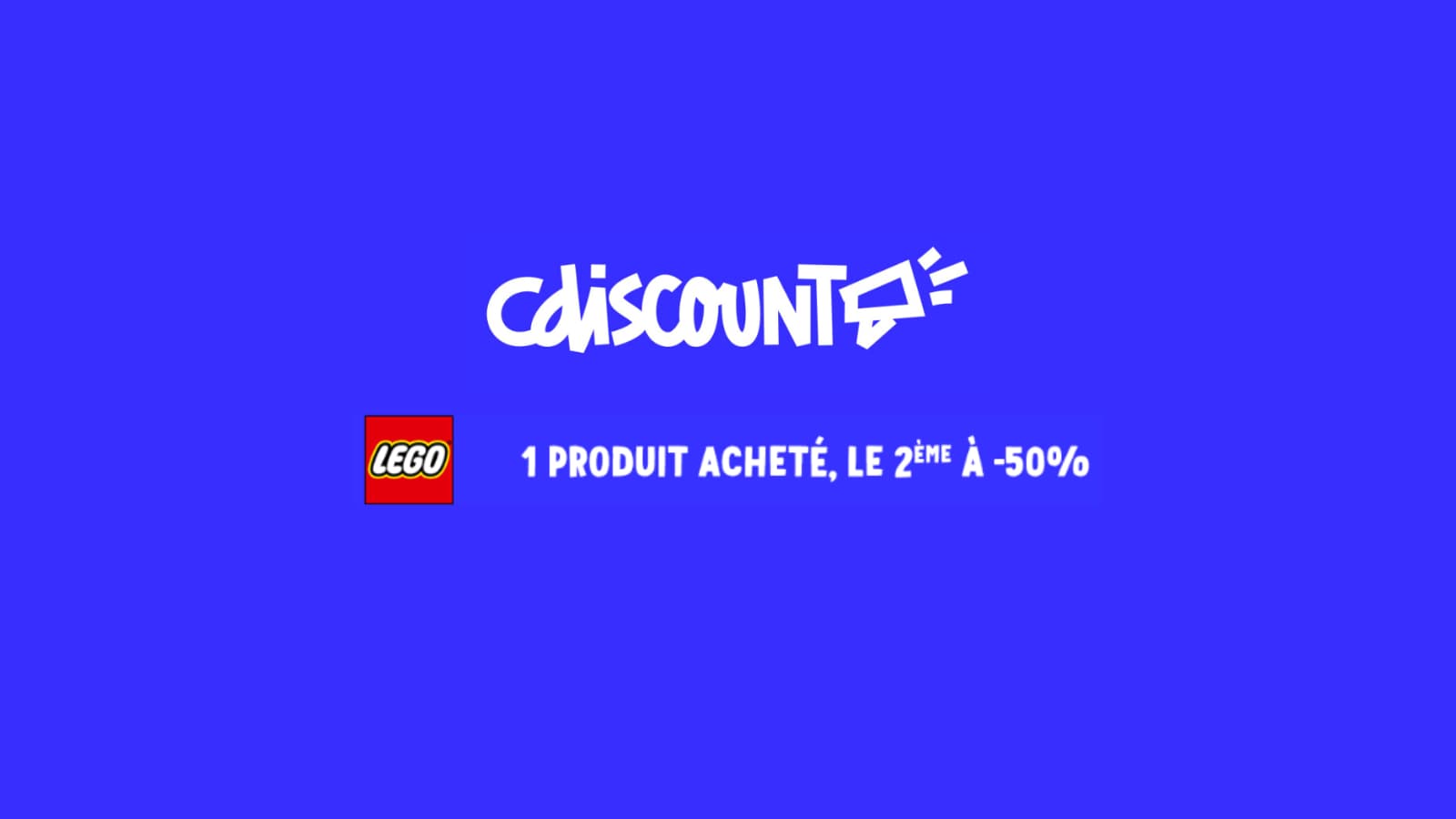 Opération LEGO : 50% de remise sur le 2e produit à l’occasion des French Days