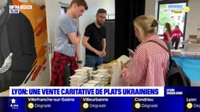 Lyon: vente caritative de plats traditionnels ukrainiens